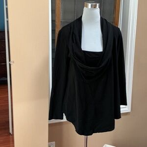 Joseph Ribkoff Black Cowl Neck Top